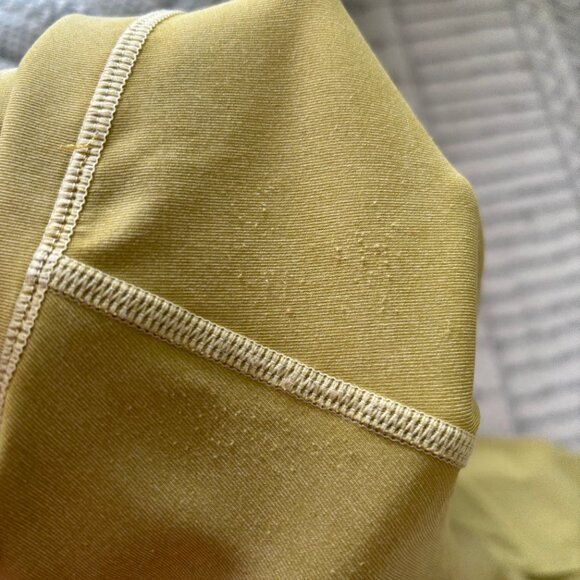 Lululemon Wunder Train Leggings Yellow Pear 28" Size 6 - Picture 4 of 4